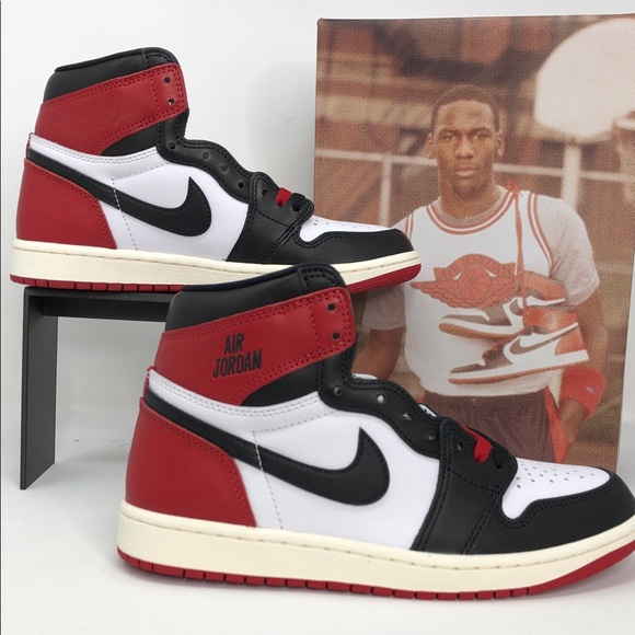 Nike Air Jordan 1 Retro High OG DZ5485-106 Black Toe Reimagined-Size 6.5Y - Picture 1 of 14